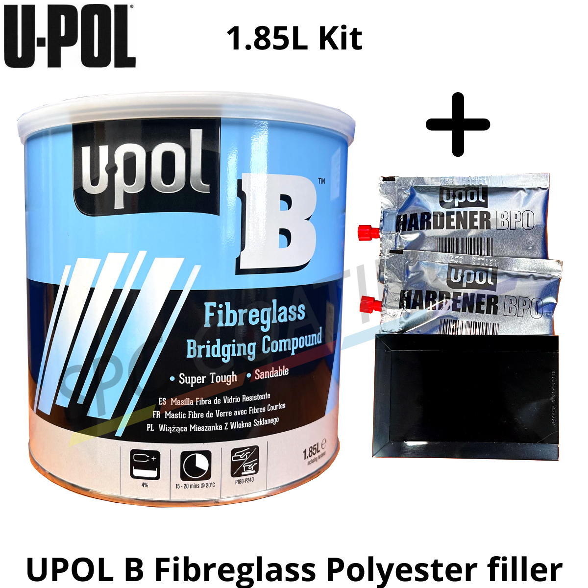 Upol B Fibreglass Glass Fibre Bridging Compound 1 85l Body Filler U Pol Spc Coatings