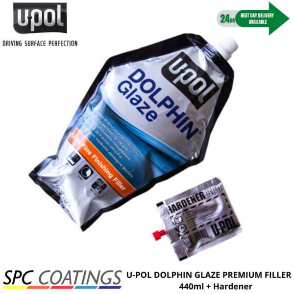 U-Pol SMC Black High Adhesion Easy Sand Plastic Filler Upol