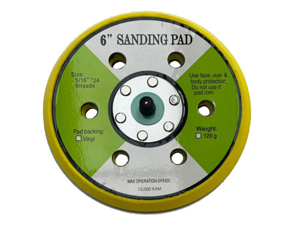 Yellow Quality Velcro Backing Pad 15H