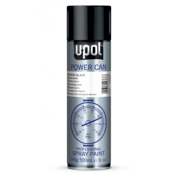 U-POL Power Can Black 500ml (Matt / Satin / Gloss)