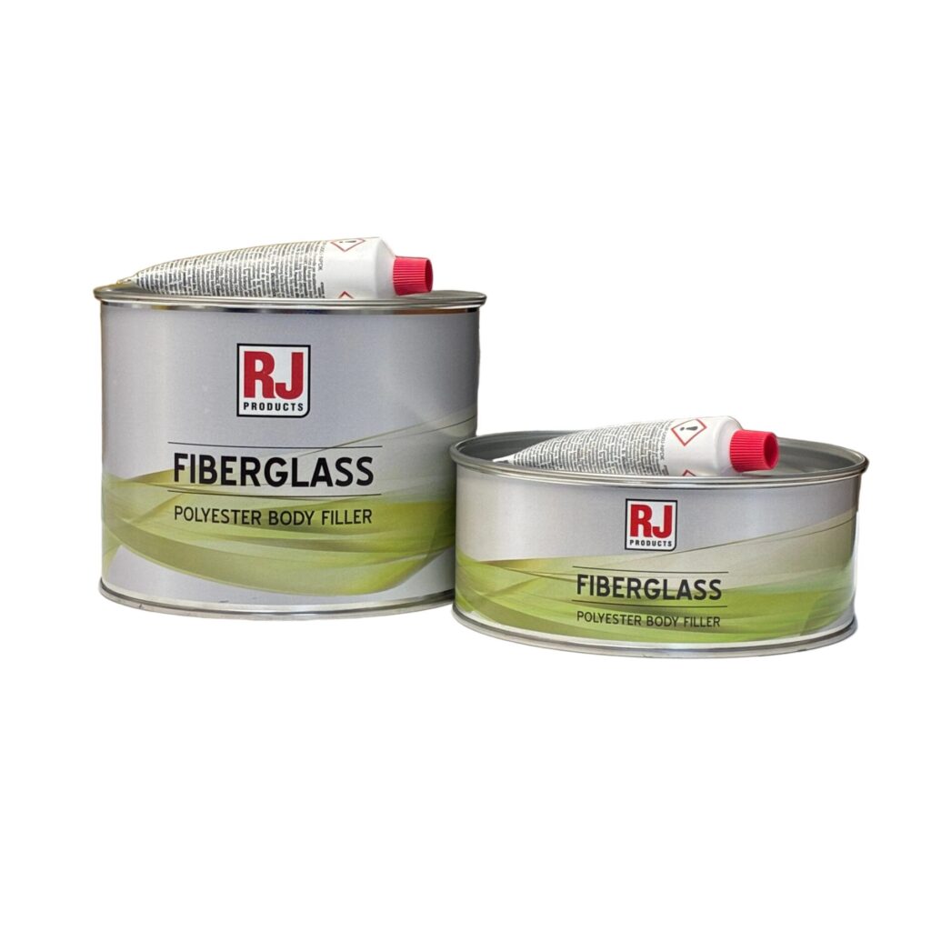 RJ Fiberglass Polyester Body Filler Kit