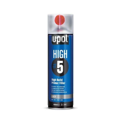 U-POL #5 High Build Primer Aerosol 500ml