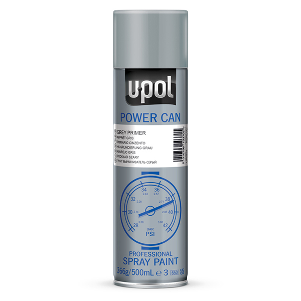 U-POL Power Can Grey Primer 500ml