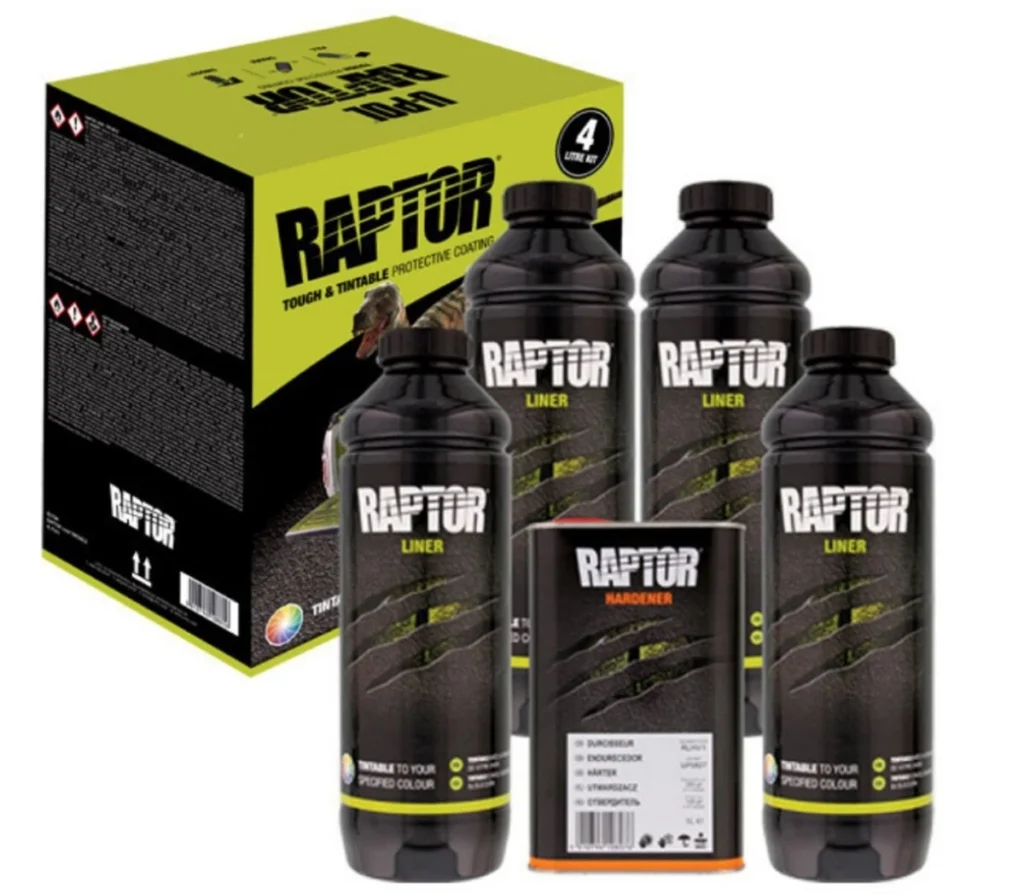 UPOL Raptor 3.8L Kit Black/Tintable