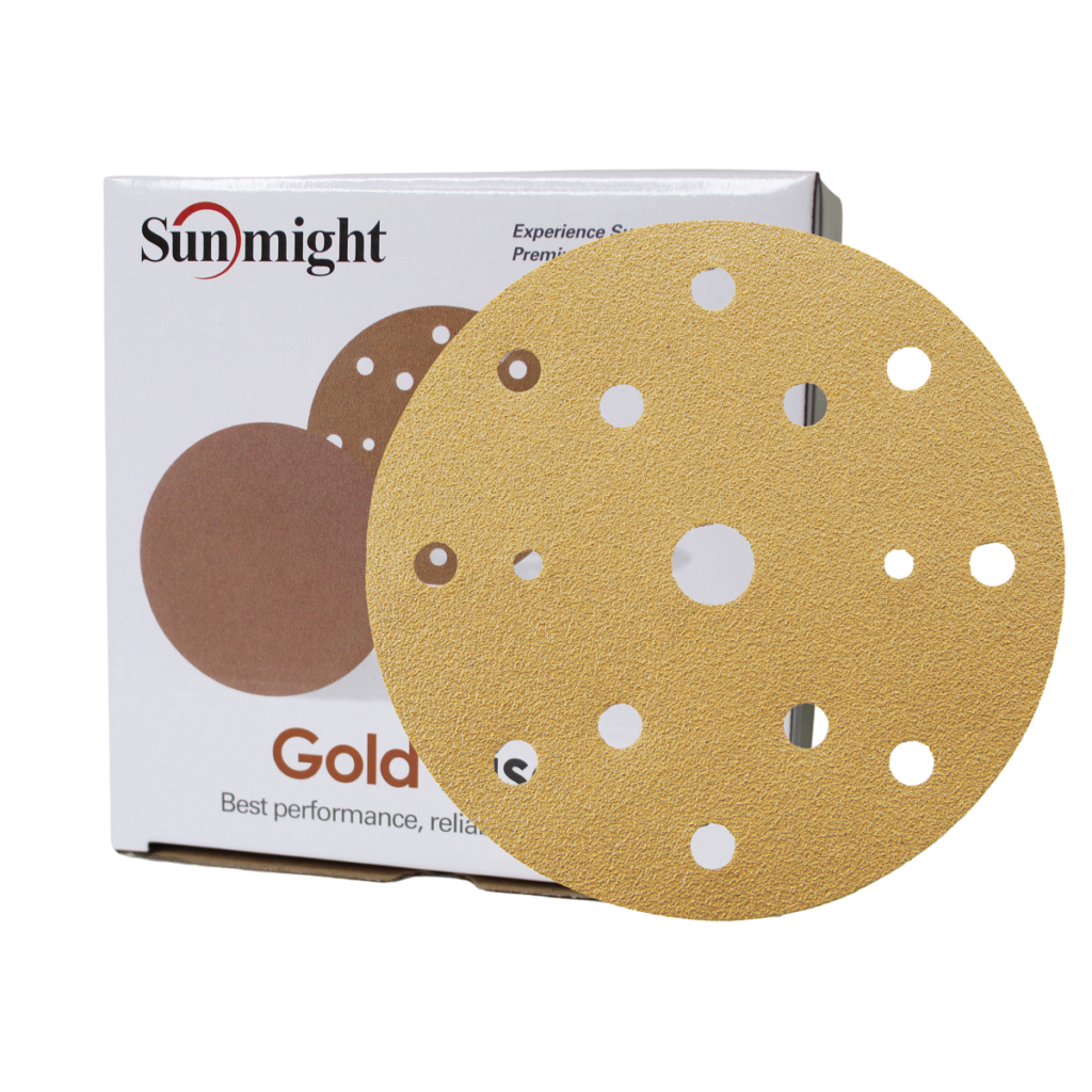 15 Holes 150mm Gold Discs