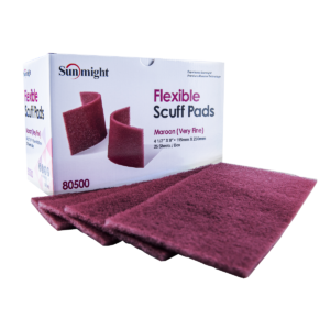 Maroon Scuff Pads - 115mm x 230mm