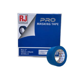 RJ Pro Blue Masking Tape 1", 1.5", 2" Inch Strong Adhesion